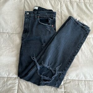 Abercrombie & Fitch Black Straight Leg Pants